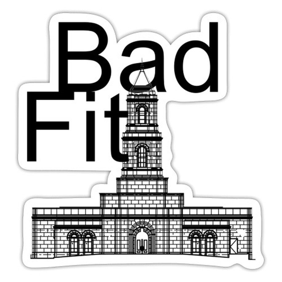 Bad Fit sticker